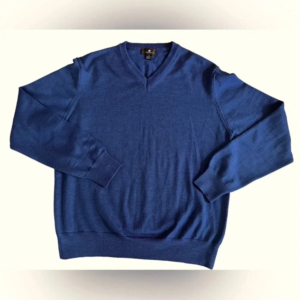 Toscano sz medium 100% merino wool sweater made in Italy excellent condition​